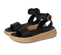 Fitflop F-mode Espadrille Leather Flatform A/Strap Sandals SandaleFemme