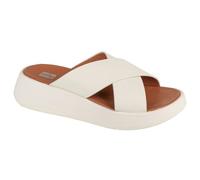 FitFlop F-Mode Flatform FW5-477, Femme, Blanc, chaussons 38