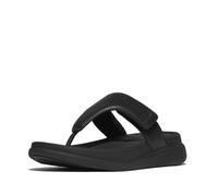 Fitflop Sandales plates F-Mode Go réglables pour femme Noir 43 EU