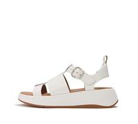 Fitflop F-Mode Sandales de pêcheur plates en cuir pour femme, blanc urbain, 37 EU, Blanc urbain, 4 UK Narrow