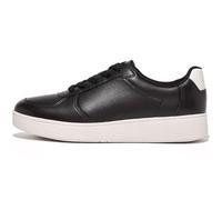Fitflop Femme Baskets en Cuir Rally Panel, Noir, 41 EU
