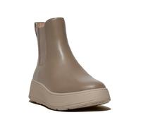 Fitflop Femme Bottines Chelsea Plates en Cuir F-Mode Bottes, Gris Minky, 41 EU