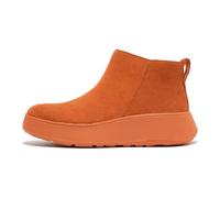 Fitflop F-mode Suede Flatform Zip Ankle Boots Orange EU 40 Femme