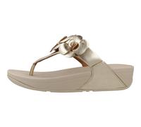 Fitflop Lulu Flower Toe Post Sandals Beige,Doré EU 39 Femme