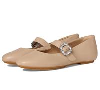 Fitflop Femme Delicato Crystal-Buckle Leather Mary Janes Chaussure Baby, Beige Classique, 40 EU Étroit