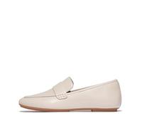 Fitflop Femme Delicato Soft Leather Loafers Mocassin, Beige, 39 EU Étroit