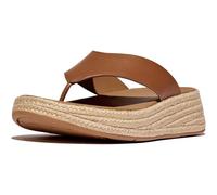 Fitflop Femme F-Mode Espadrille Leather Flatform T/Post Sandals