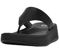 FitFlop Femme F-Mode Flatform Sandale cale, Entièrement Noir, 39 EU