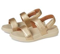 Fitflop Femme F-Mode Go Adjustable Flatform Back-Strap Sandals, Platino, 40 EU