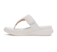 Fitflop F Mode Go Adjustable Flatform Toe Post Sandals Blanc EU 40 Femme