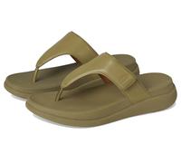 Fitflop Femme F-Mode Go Adjustable Flatform Toe-Post Sandals, Vert Olive, 37 EU