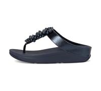 Fitflop Femme Fino Bauble-Bead Toe-Post Sandals, Bleu Marine, 42 EU