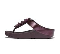 Fitflop Femme Fino Bauble-Bead Toe-Post Sandals, Plomberie métallique, 41.5 EU Large