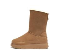 Fitflop Femme Gen-FF Bottes Courtes en Peau de Mouton Double Face, Beige Sable, 42.5 EU