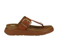 Sandales FitFlop Gen-FF Buckle Leather Toe-Post marron clair femme - 38