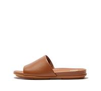 Fitflop Femme Gracie Leather Pool Slides Mule, Light Tan, 38 EU