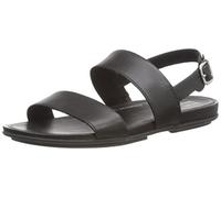 Fitflop Femme Gracie Sandale plate, Tout Noir, 40 EU Étroit