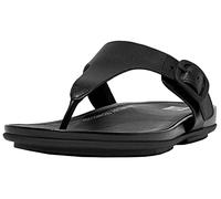 Fitflop Femme Gracie Sandale Plate, Tout Noir, 43 EU