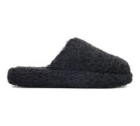 Fitflop Femme Iqushion D-Luxe Chaussons rembourrés Teddy Mules Chaussure, Tout Noir, 40 EU