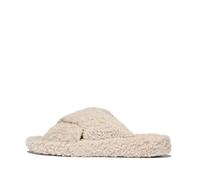 Fitflop Femme Iqushion D-Luxe Sandales croisées rembourrées, Blanc, 43 EU