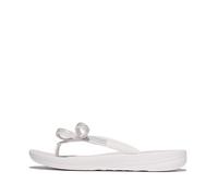 Fitflop Femme Iqushion Glitz-Bow Flip-Flops Tongues, Blanc Urbain, 36 EU