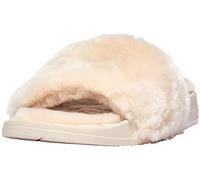 Fitflop Femme Iqushion Pool Slide II Shearling Sandale Glissante, Ivory, 36 EU
