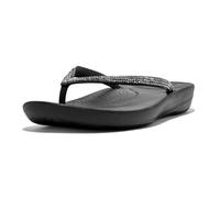 Fitflop Femme IQUSHION Sparkle Tongs, Black, 41 EU