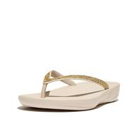 Fitflop Femme Iqushion Sparkle Tongues, Beige Pierre, 38 EU