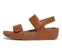 Fitflop Femme Lulu Adjustable Leather Back-Strap Sandals, Tan, 37 EU