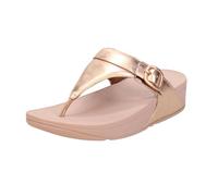 Fitflop Femme Lulu Adjustable Leather Toe-Post Sandals, Rose Gold, 37 EU