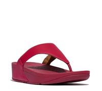 Fitflop Femme Lulu Leather Toepost Sandale, Redberry, 38 EU