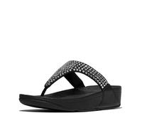 Fitflop Femme Lulu Maxi-Crystal Toe-Post Sandals, Noir, 38 EU