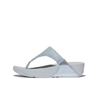 Fitflop Femme Lulu Shimmerlux Toe-Post Sandals, Bleu, 38 EU