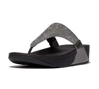Fitflop Femme Lulu Shimmerlux Toe-Post Sandals, étain, 42 EU