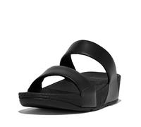 Fitflop Femme Lulu Slide Leather Schiebe-Sandalen, Schwarz, 39 EU