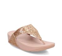 Fitflop Femme Lulu Tige d'orteil à Paillettes Sandale cale, Rose Gold, 43 EU