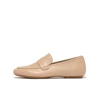 Fitflop Femme Mocassins en Cuir Souple Delicato Chaussure, Beige Classique, 42.5 EU
