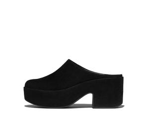Fitflop Femme Platfforms Full-Suede Heeled Mules