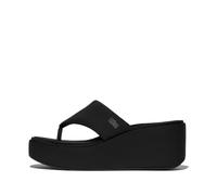 Fitflop Femme Platfforms Wedge Toe-Post Sandals cale, Noir, 42 EU