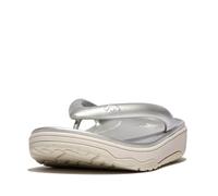 Fitflop Femme Relieff Metallic Recovery Sandales d'orteils, Argenté, 38 EU