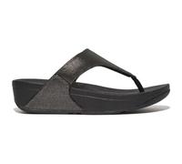 Tongs femmes FitFlop Lulu Glitz-Canvas Toe Noir 41