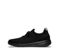 Fitflop Femme Super-q Knit Slip-on Laced Sneakers Basket, Noir, 40 EU