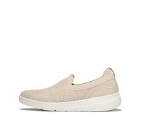 Fitflop Femme Super-q Knit Slip-ons Basket, Stone Beige Platino, 38.5 EU
