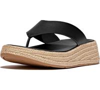 FitFlop Femmes Flip Flops F-Mode Espadrille Leather Flatform T/Post Sandals IV6 EUR 36