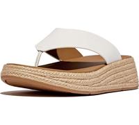 FitFlop Femmes Flip Flops F-Mode Espadrille Leather Flatform T/Post Sandals IV6 EUR 42