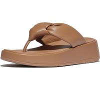 FitFlop Femmes Flip Flops F-Mode Knot Soft-Leather Flatform Toe-Post Sandals IY1 EUR 41