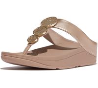 FitFlop Femmes Flip Flops Halo Bead-Circle Metallic Toe-Post Sandals HJ1 EUR 39