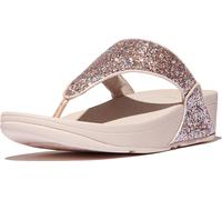 Fitflop Femme Lulu Multi-Tonal Glitter Toe-Post Sandals, Rose, 36 EU