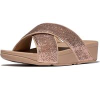 FitFlop Femmes Sandales Lulu Crinkled-Shimmer Cross Slides E1B EUR 40
