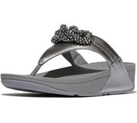 FitFlop Femmes Tongs Lulu Beaded-Chain Leather Toe-Post Sandals E6F EUR 39